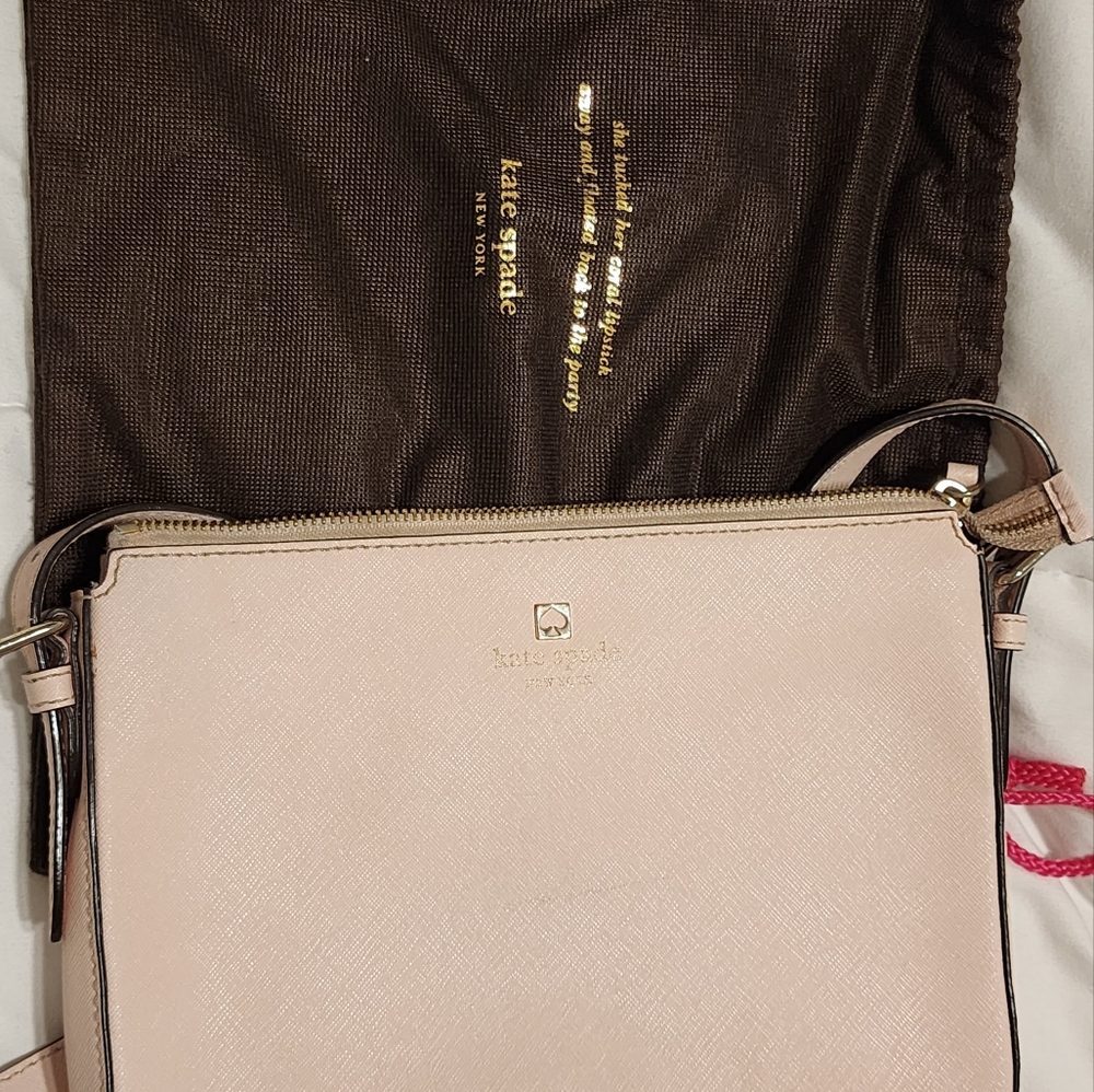 Pink Kate Spade Cross Body purse